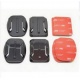 4 sets of holders with stickers GOPRO, SJCAM