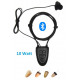 Improved bluetooth model in black with spy handset + external microphone