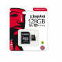 128 GB  Micro SD memory card Kingston + SD Adapter, CLASS 10 