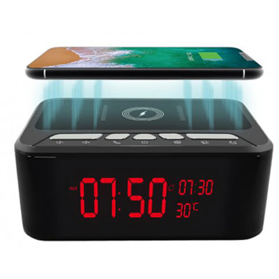 HD 1080P Wireless Charger and Speaker Security Wi-Fi Camera